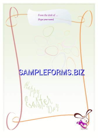 Easter Bunny Letter Template 1 dotx pdf free